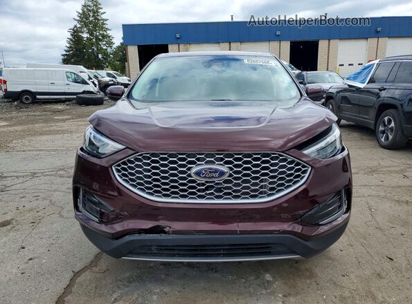 2FMPK4J94RBA05724 2024 FORD EDGE Maroon Vista frontal