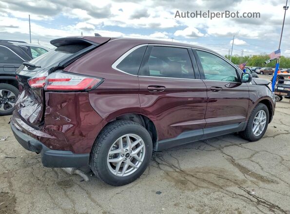 2FMPK4J94RBA05724 2024 FORD EDGE Maroon Trasero derecho
