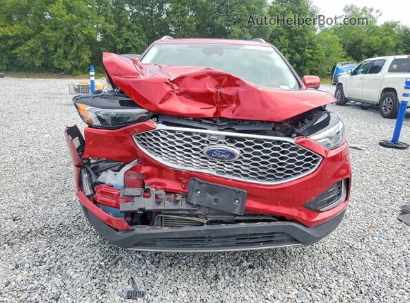 2FMPK4J94RBA33989 2024 FORD EDGE Красный Вид спереди