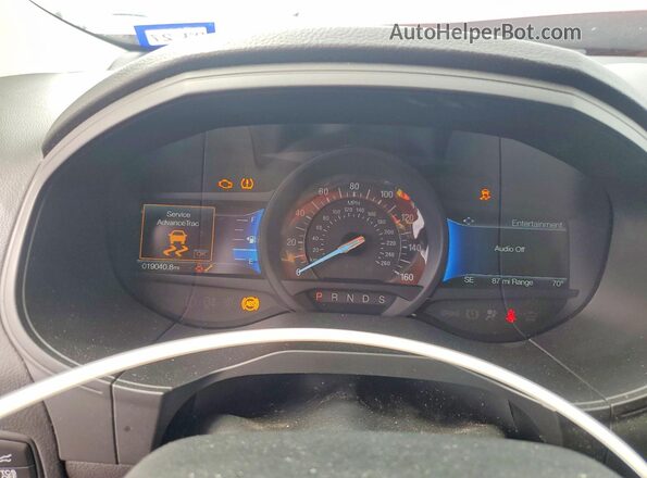 2FMPK4J94RBA33989 2024 FORD EDGE Красный Вид щитка приборов