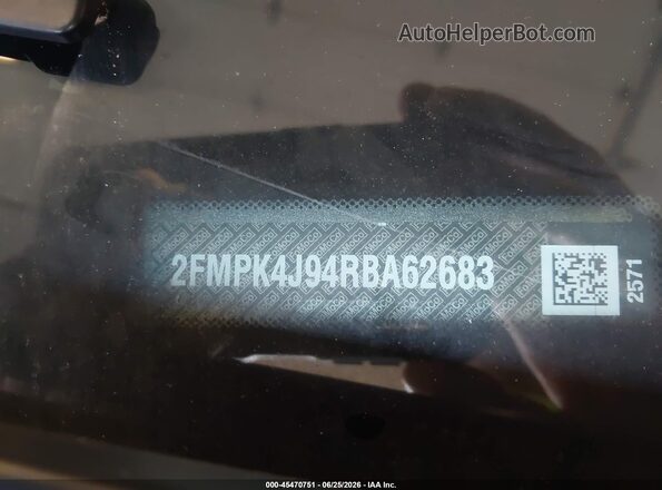 2FMPK4J94RBA62683 2024 FORD EDGE Серый Вид подкапотного пространства