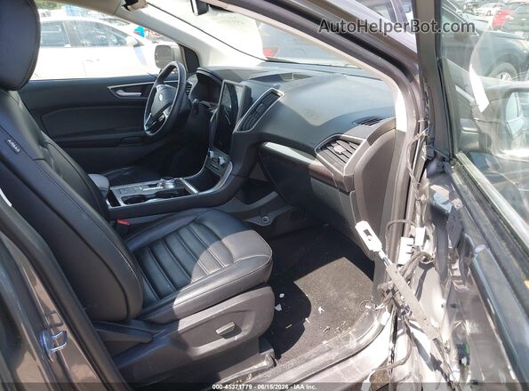 2FMPK4J94RBA77927 2024 FORD EDGE Gray Widok wnętrza z przodu