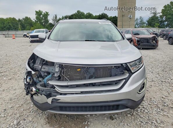 2FMPK4J95HBB68168 2017 FORD EDGE Silver Front view