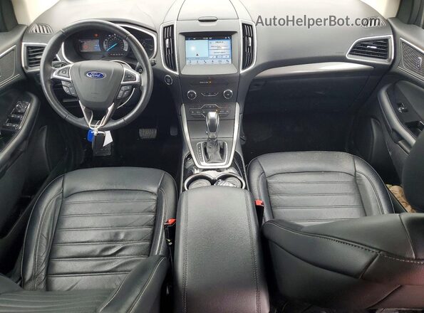 2FMPK4J95HBB68168 2017 FORD EDGE Silver Dashboard view