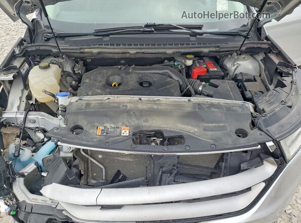 2FMPK4J95HBB68168 2017 FORD EDGE Silver Engine compartment view