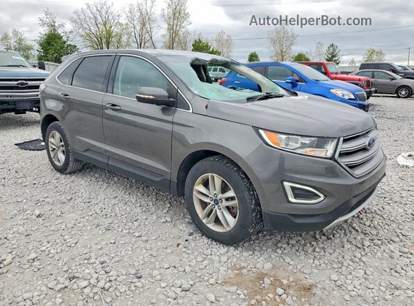 2FMPK4J95JBB62361 2018 FORD EDGE Gray Առջևի աջ