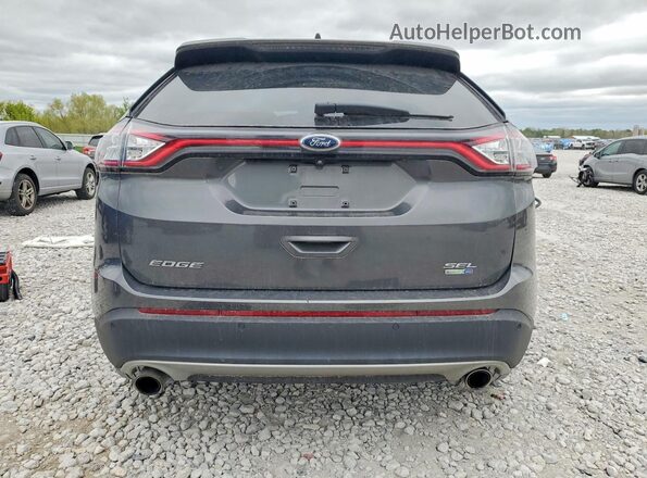 2FMPK4J95JBB62361 2018 FORD EDGE Gray Հետևի տեսք