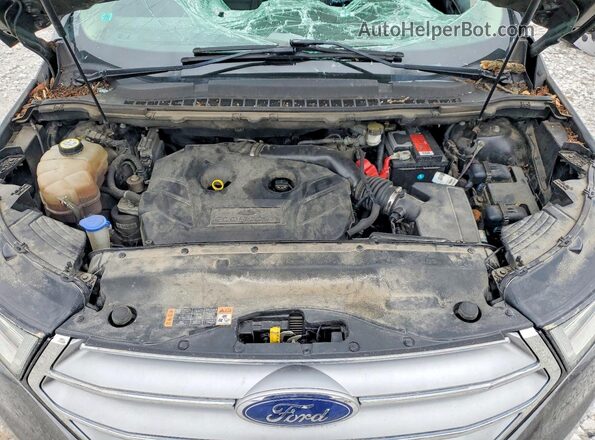 2FMPK4J95JBB62361 2018 FORD EDGE Gray Սալոնի հետևի տեսք