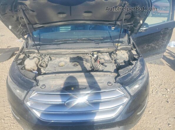 2FMPK4J95JBC39925 2018 FORD EDGE Черный Вид подкапотного пространства