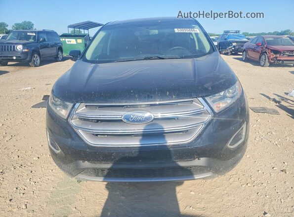 2FMPK4J95JBC39925 2018 FORD EDGE Черный Вид спереди