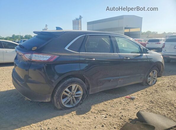 2FMPK4J95JBC39925 2018 FORD EDGE Черный Задняя правая четверть