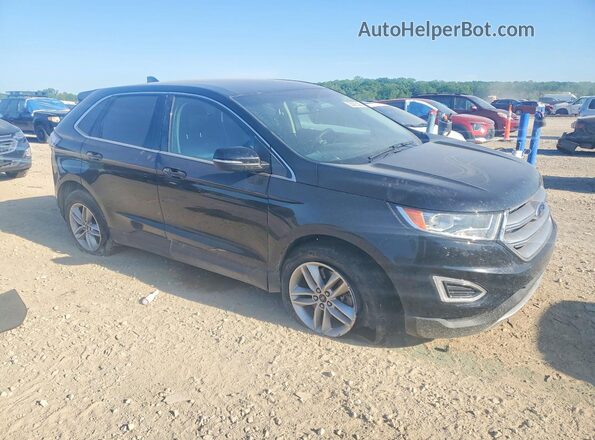 2FMPK4J95JBC39925 2018 FORD EDGE Черный Передняя правая четверть