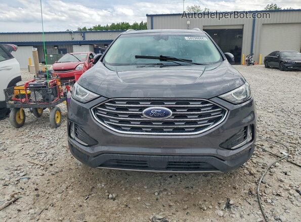 2FMPK4J95KBB49708 2019 FORD EDGE Gray Widok z przodu