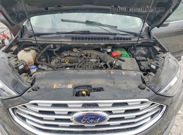 2FMPK4J95KBB49708 2019 FORD EDGE Gray Widok komory silnika