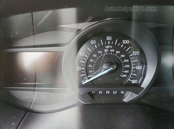 2FMPK4J95KBB57727 2019 FORD EDGE Blue Instrument cluster view