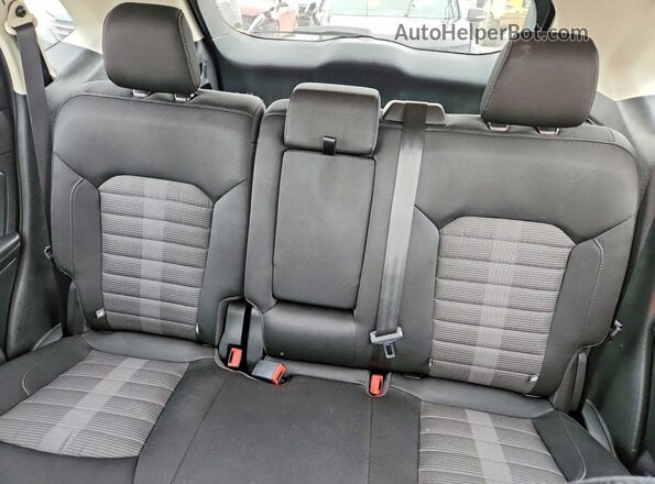 2FMPK4J95KBB57727 2019 FORD EDGE Blue Rear seats view