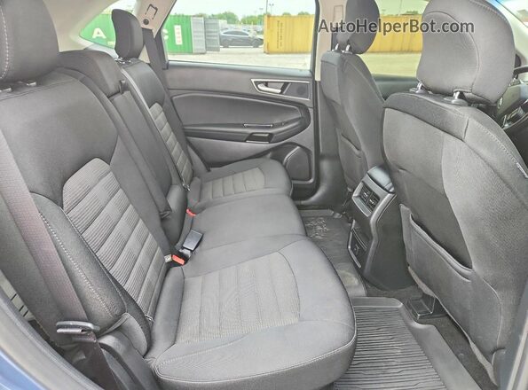 2FMPK4J95KBB57727 2019 FORD EDGE Blue Rear interior view