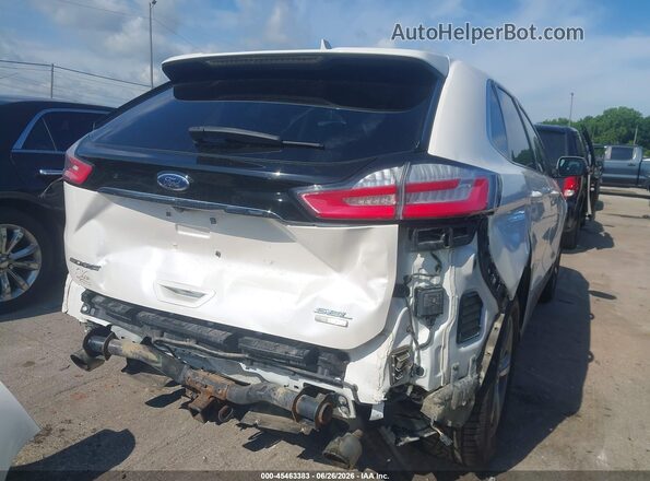 2FMPK4J95KBB92915 2019 FORD EDGE White წინა ხედი