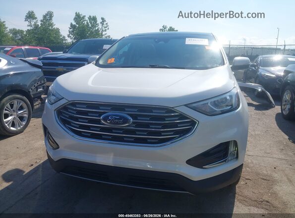 2FMPK4J95KBB92915 2019 FORD EDGE White უკანა სალონის ხედი