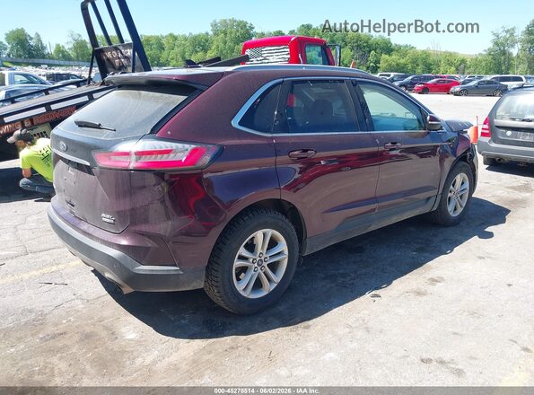 2FMPK4J95LBA10213 2020 FORD EDGE Maroon უკანა მარჯვენა