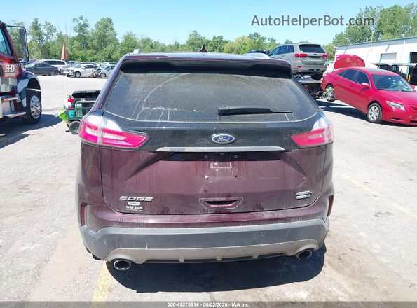 2FMPK4J95LBA10213 2020 FORD EDGE Maroon 
