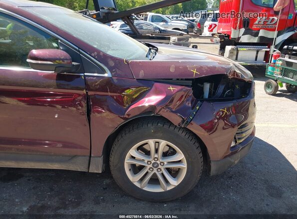 2FMPK4J95LBA10213 2020 FORD EDGE Maroon 
