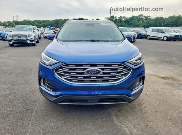2FMPK4J95LBA19042 2020 FORD EDGE Blue 