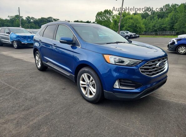 2FMPK4J95LBA19042 2020 FORD EDGE Blue 