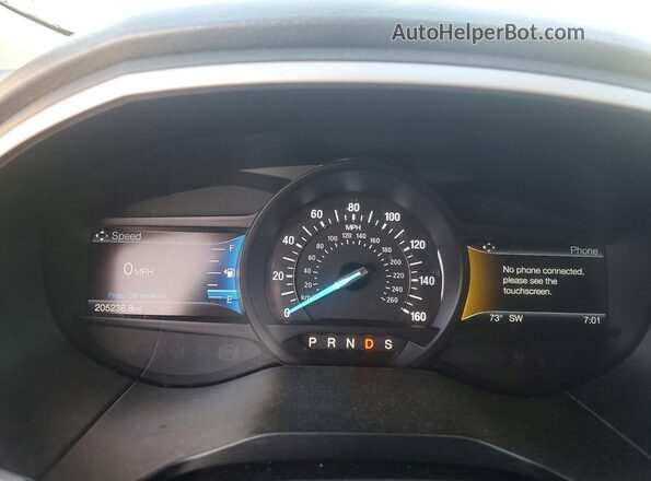 2FMPK4J95LBA19042 2020 FORD EDGE Blue 