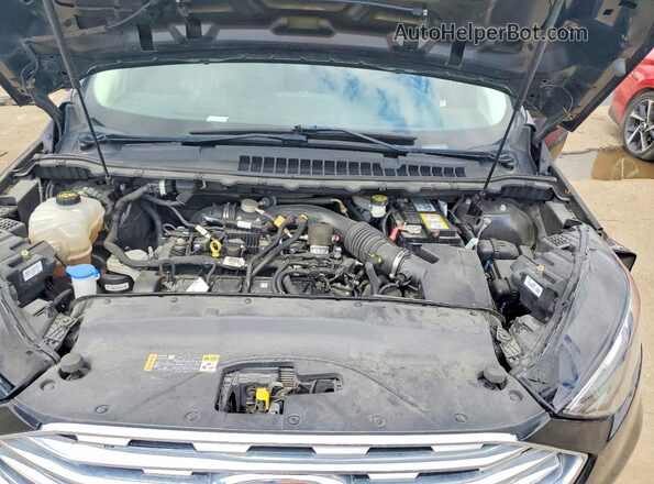 2FMPK4J95LBA45138 2020 FORD EDGE Black Vista del compartimento del motor