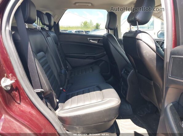 2FMPK4J95LBA46404 2020 FORD EDGE Burgundy Vista de la etiqueta del VIN