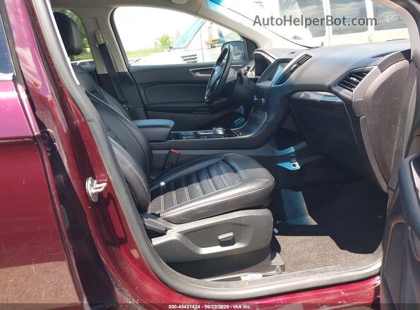 2FMPK4J95LBA46404 2020 FORD EDGE Burgundy Vista interior delantera