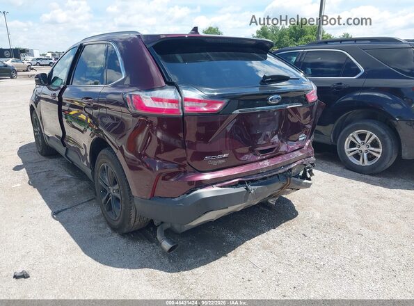 2FMPK4J95LBA46404 2020 FORD EDGE Burgundy Trasero izquierdo