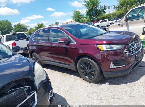 2FMPK4J95LBA46404 2020 FORD EDGE Burgundy Vista interior trasera