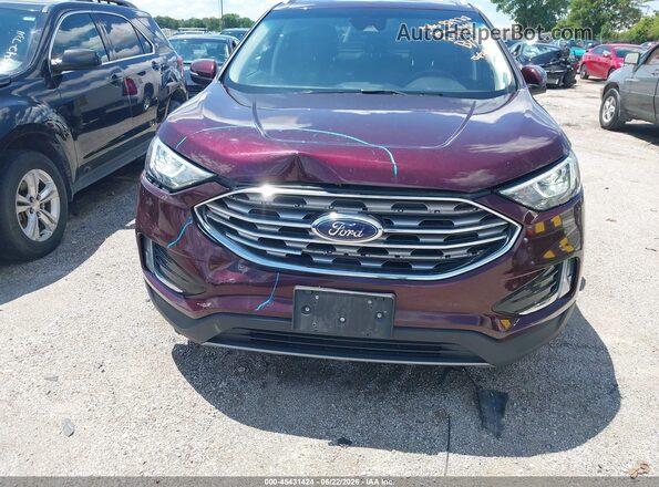 2FMPK4J95LBA46404 2020 FORD EDGE Burgundy 