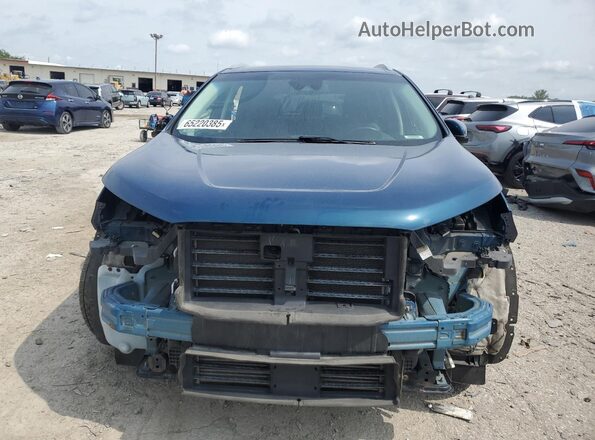 2FMPK4J95LBA75529 2020 FORD EDGE Blue წინა ხედი