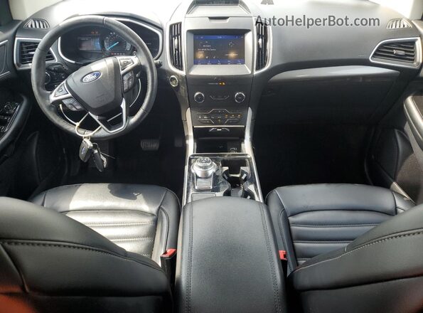 2FMPK4J95LBA75529 2020 FORD EDGE Blue წინა პანელის ხედი