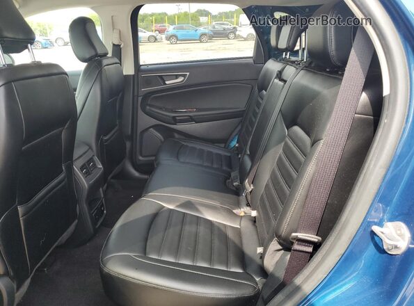 2FMPK4J95LBA75529 2020 FORD EDGE Blue უკანა სალონის ხედი
