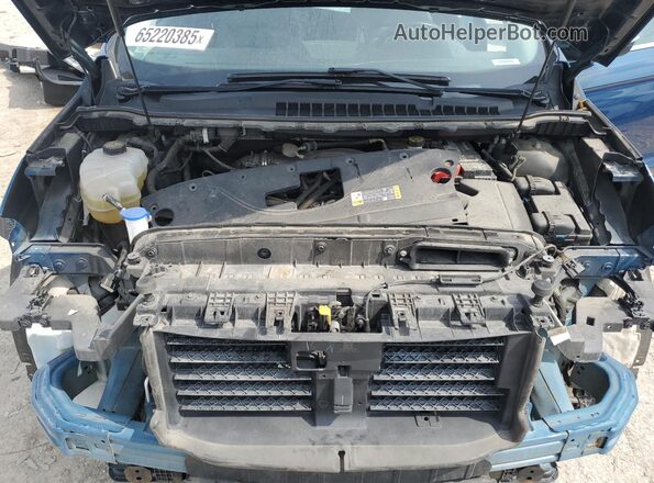 2FMPK4J95LBA75529 2020 FORD EDGE Blue ძრავის განყოფილების ხედი