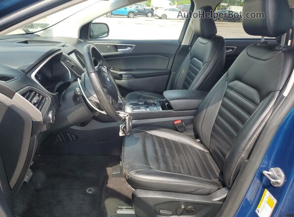 2FMPK4J95LBA75529 2020 FORD EDGE Blue წინა სალონის ხედი
