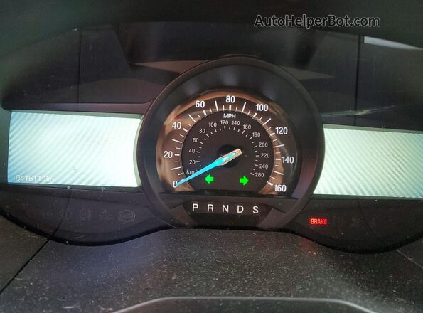 2FMPK4J95LBB08660 2020 FORD EDGE Beige Вид щитка приладів