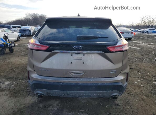 2FMPK4J95LBB08660 2020 FORD EDGE Beige Вид ззаду