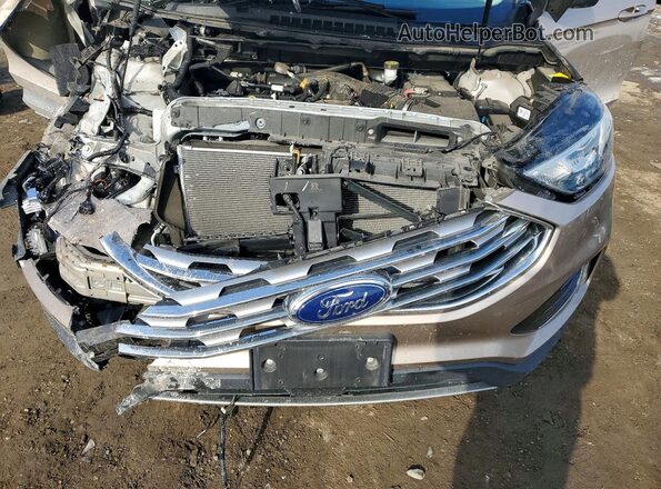 2FMPK4J95LBB08660 2020 FORD EDGE Beige Вид підкапотного простору