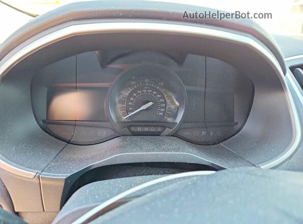 2FMPK4J95LBB29038 2020 FORD EDGE Silver ხელსაწყოთა პანელის ხედი