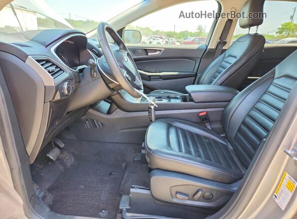 2FMPK4J95LBB29038 2020 FORD EDGE Silver წინა სალონის ხედი