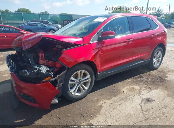 2FMPK4J95LBB57437 2020 FORD EDGE Red Przód lewy