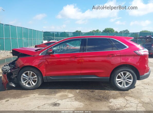 2FMPK4J95LBB57437 2020 FORD EDGE Red Widok wnętrza 360 stopni