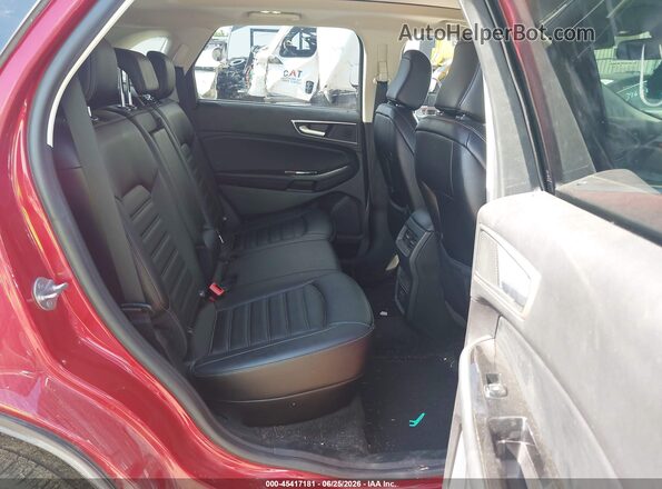 2FMPK4J95LBB57437 2020 FORD EDGE Red Widok naklejki z numerem VIN