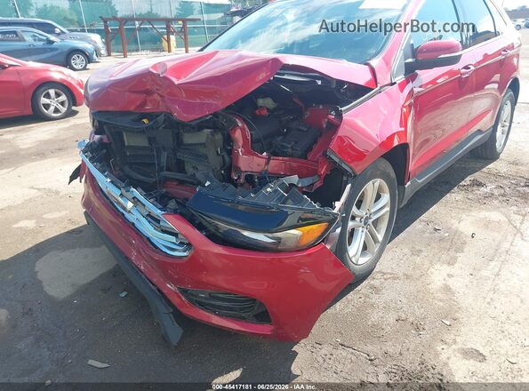 2FMPK4J95LBB57437 2020 FORD EDGE Red Widok z przodu