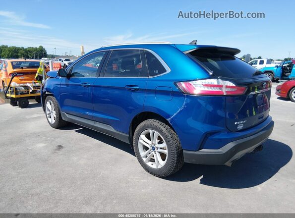 2FMPK4J95LBB57762 2020 FORD EDGE Blue Tył lewy